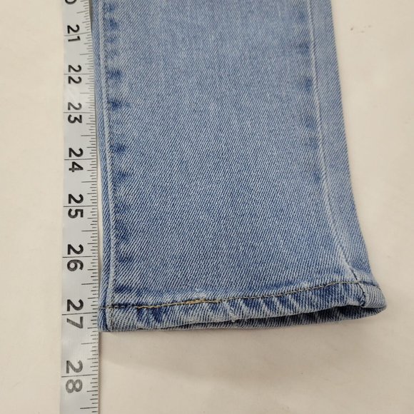 Levis Jeans Womens 721 High Rise Skinny Size 26 Light Blue 5-Pocket Stretch - Picture 11 of 14